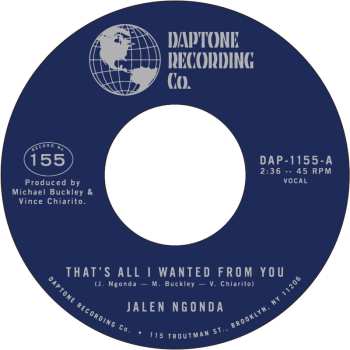 Album Jalen N'Gonda: That's All I Wanted From You / So Glad I Found You