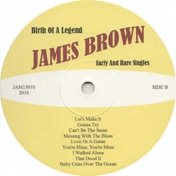 SP James Brown: Birth Of A Legend: Early And Rare Singles LTD 354493