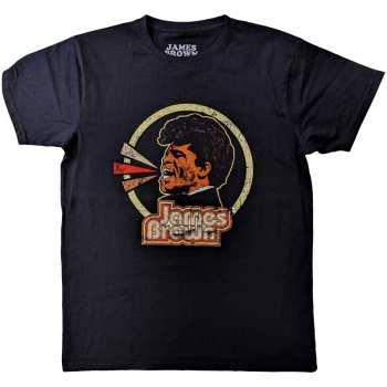Merch James Brown: James Brown Unisex T-shirt: Circle & Logo (large) L