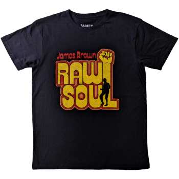 Merch James Brown: James Brown Unisex T-shirt: Raw Soul (small) S