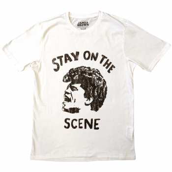 Merch James Brown: James Brown Unisex T-shirt: Stay On The Scene (medium) M