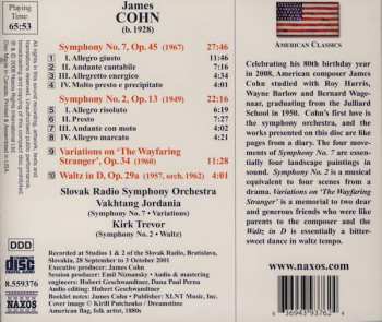 CD James Cohn: Symphonies Nos. 2 And 7 119824