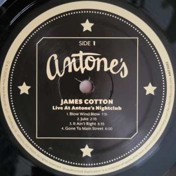 LP James Cotton: Recorded Live At Antone's Night Club 471571