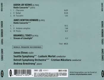CD James Ehnes: Violin Concertos / Stream of Limelight 319393