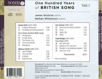CD James Gilchrist: One Hundred Years of British Song Vol. I 452866