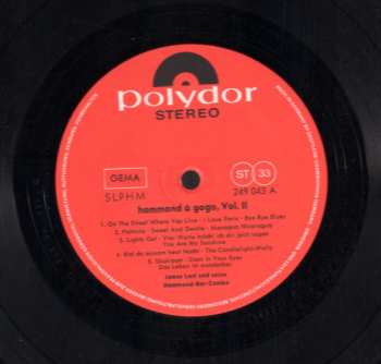 LP James Last & His Hammond Bar Combo: Hammond À Gogo Vol. II 325221
