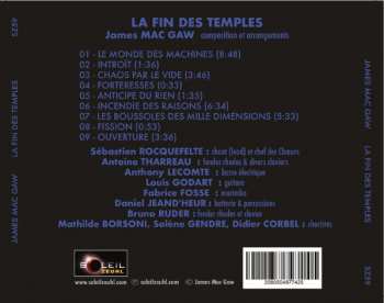 CD James Mac Gaw: La Fin Des Temples 180000
