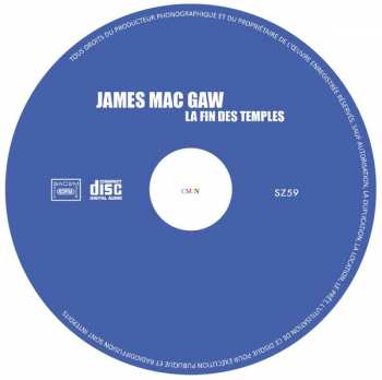 CD James Mac Gaw: La Fin Des Temples 180000