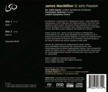 2SACD James MacMillan: St John Passion 306468