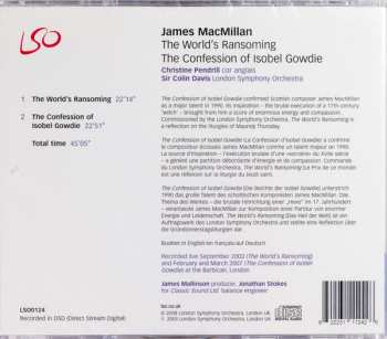 CD James MacMillan: The World's Ransoming / The Confession Of Isobel Gowdie 312120