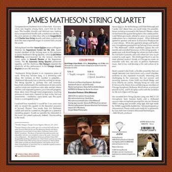 LP James Matheson String Quartet: Color Field 65978