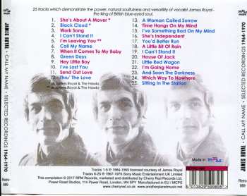 CD James Royal: Call My Name: Selected Recordings 1964-1970 284322