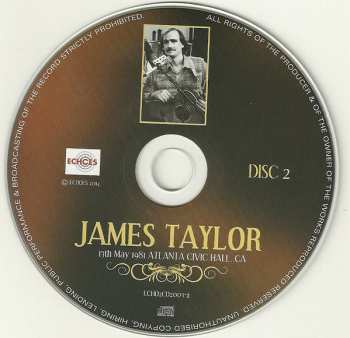2CD James Taylor: 13th May 1981 Atlanta Civic Hall CA. 513546