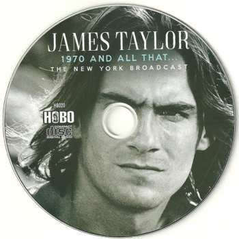 CD James Taylor: 1970 And All That... The New York Broadcast 502463