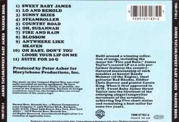 CD James Taylor: Sweet Baby James 412291