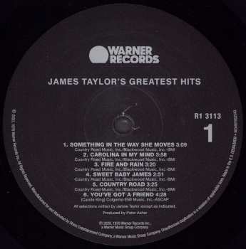 LP James Taylor: James Taylor's Greatest Hits 18492