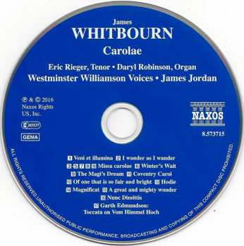 CD James Whitbourn: Carolae: Music For Christmas 186739