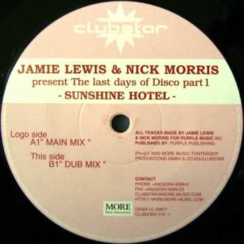 Jamie Lewis & Nick Morris: Sunshine Hotel