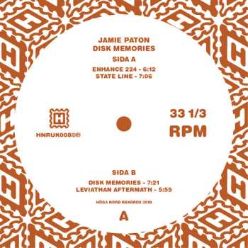 Album Jamie Paton: Disk Memories