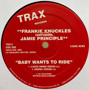 LP Jamie Principle: Baby Wants To Ride 354858