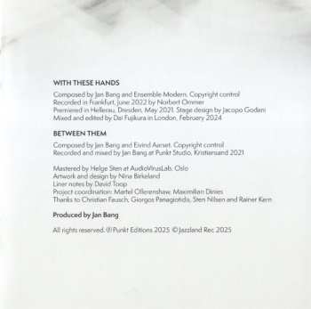 CD Jan Bang: With These Hands