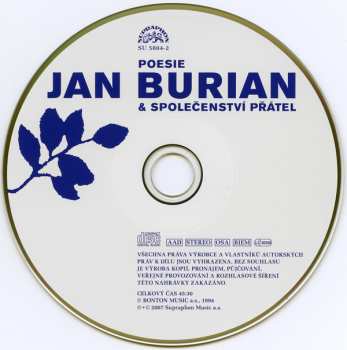 2CD Jan Burian: Hodina Duchů / Poesie 16255