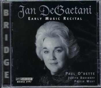 CD Jan DeGaetani: Early Music Recital 328793