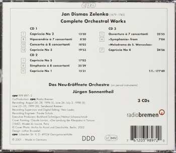 3CD/Box Set Jan Dismas Zelenka: Complete Orchestral Works 117216