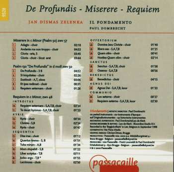 CD Jan Dismas Zelenka: De Profundis - Miserere - Requiem 256686