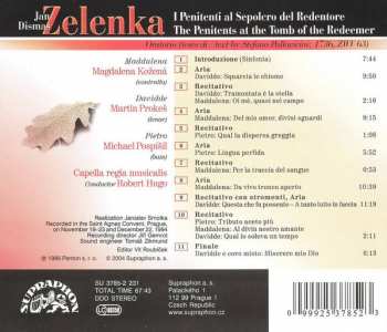 CD Jan Dismas Zelenka: I Penitenti Al Sepolcro Del Redentore 17032