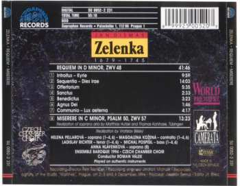 CD Jan Dismas Zelenka: Requiem • Miserere 50896