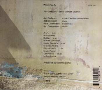 CD Jan Garbarek - Bobo Stenson Quartet: Witchi-Tai-To 113157