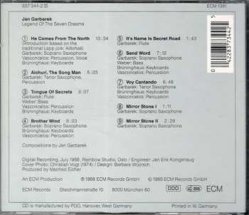 CD Jan Garbarek: Legend Of The Seven Dreams 390368