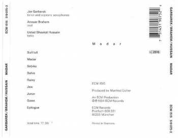 CD Jan Garbarek: Madar 147714