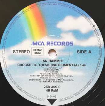LP Jan Hammer: Crockett's Theme (Extended 12" Mix)