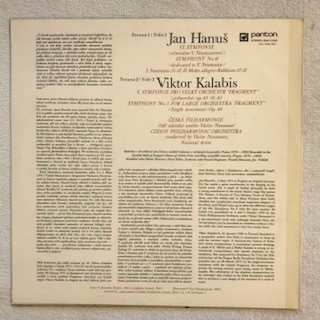 LP Jan Hanuš: Hanuš, Kalabis: VI. Symfonie, V. Symfonie 432612