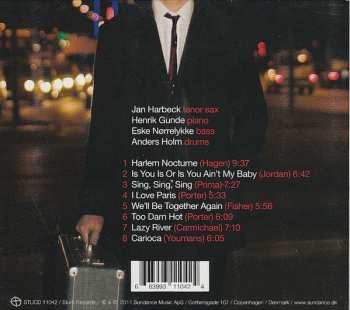 CD Jan Harbeck Quartet: Copenhagen Nocturne 238102