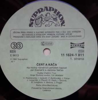 LP Jan Kramařík: Čert a Káča, Tři zlaté vlasy děda Vševěda