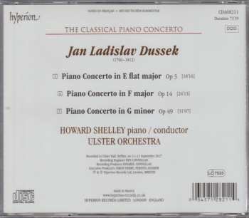 CD Jan Ladislav Dusík: Piano Concertos Opp. 3, 14 & 49 121672
