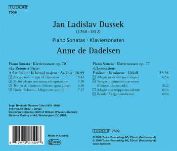 CD Jan Ladislav Dusík: Piano Sonatas 337957