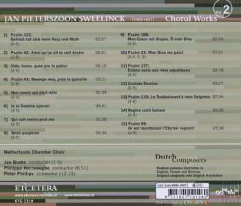 CD Jan Pieterszoon Sweelinck: Choral Works Vol.2 279786