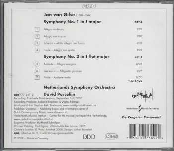 CD Jan Van Gilse: Symphonies 1 & 2 182140