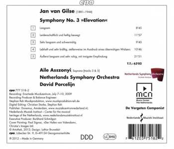 CD Jan Van Gilse: Symphony No. 3 190552