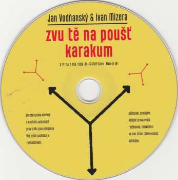 CD Jan Vodňanský: Zvu Tě Na Poušť Karakum DIGI 404849