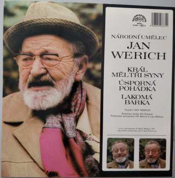 LP Jan Werich: Král Měl Tři Syny / Úsporná Pohádka / Lakomá Barka 52782