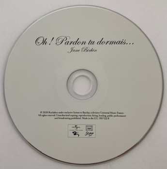 CD Jane Birkin: Oh ! Pardon Tu Dormais...