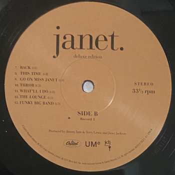3LP Janet Jackson: Janet. DLX | LTD 538016