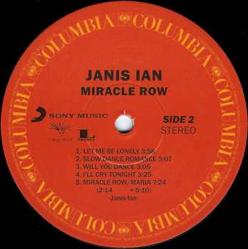 LP Janis Ian: Miracle Row 251262