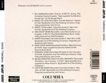 CD Janis Joplin: Farewell Song 12268