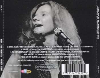 CD Janis Joplin: Fillmore East 1969 433725